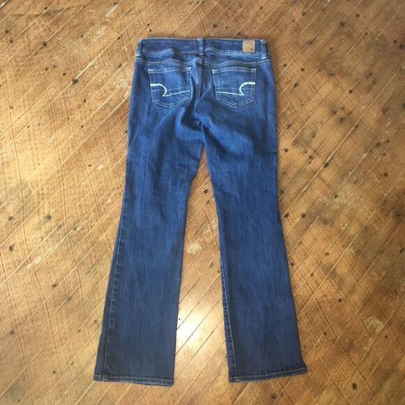 American Eagle kick boot raw hem western size 6 jeans - Picture 4 of 4